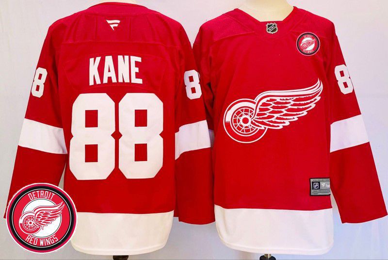 Men Detroit Red Wings #88 Kane Red Fanatics 2025 NHL Jersey style 5->detroit red wings->NHL Jersey